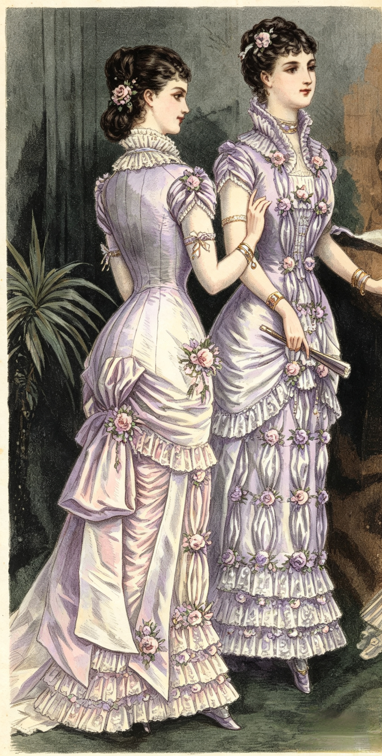 18810305 SURAH EVENING DRESS vintage sewing pattern PDF